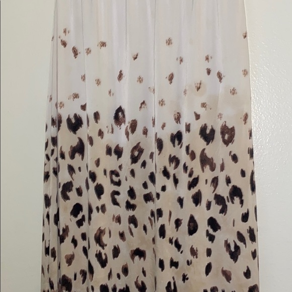 Strapless Ombré Leopard Print Dress - Picture 3 of 4